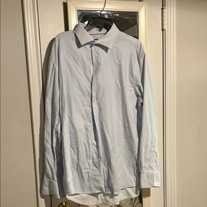Classic Light Blue Men's Dress Shirt
